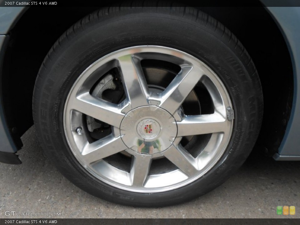 2007 Cadillac STS 4 V6 AWD Wheel and Tire Photo #81106169