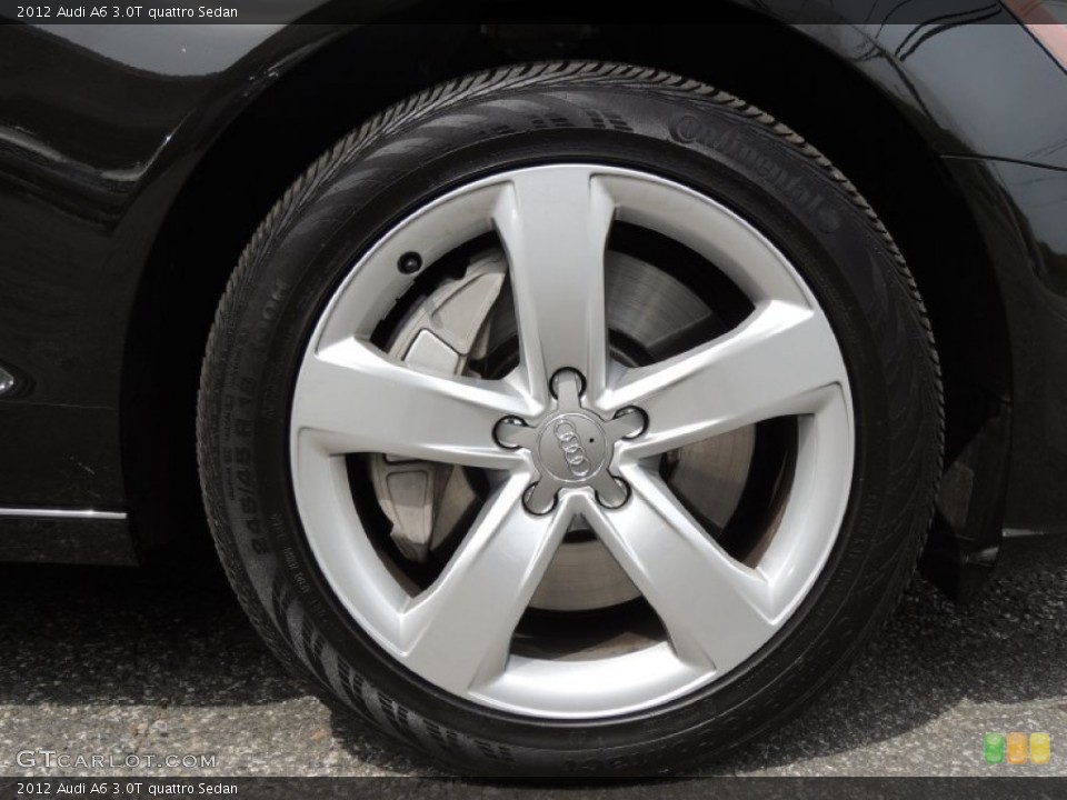 2012 Audi A6 3.0T quattro Sedan Wheel and Tire Photo #81106681