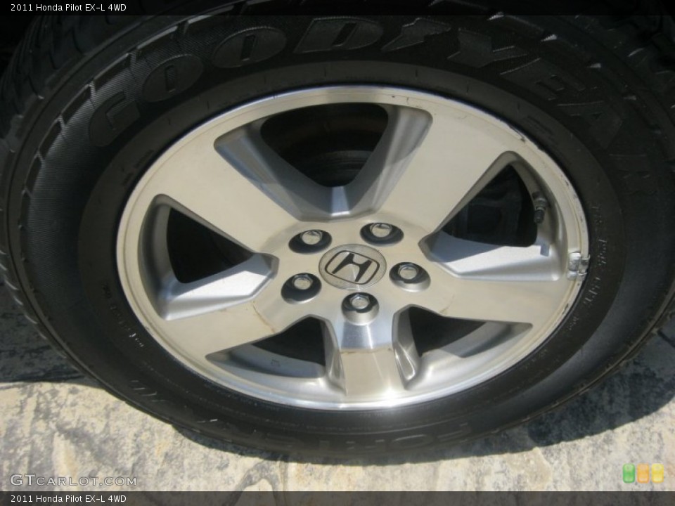 2011 Honda Pilot EX-L 4WD Wheel and Tire Photo #81108474