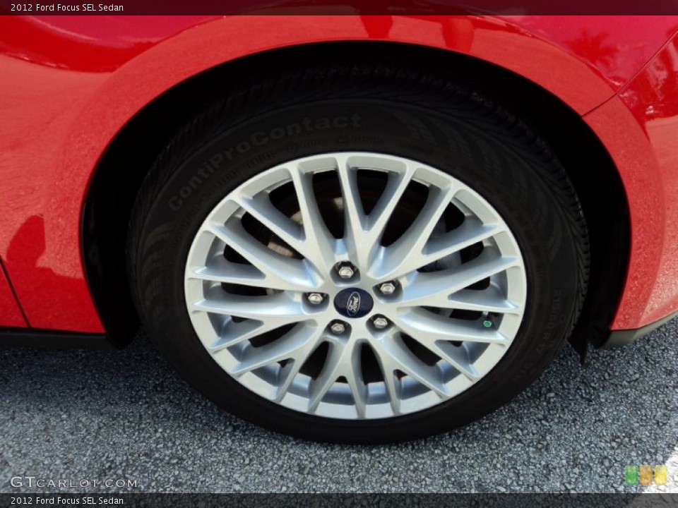 2012 Ford Focus SEL Sedan Wheel and Tire Photo #81109349