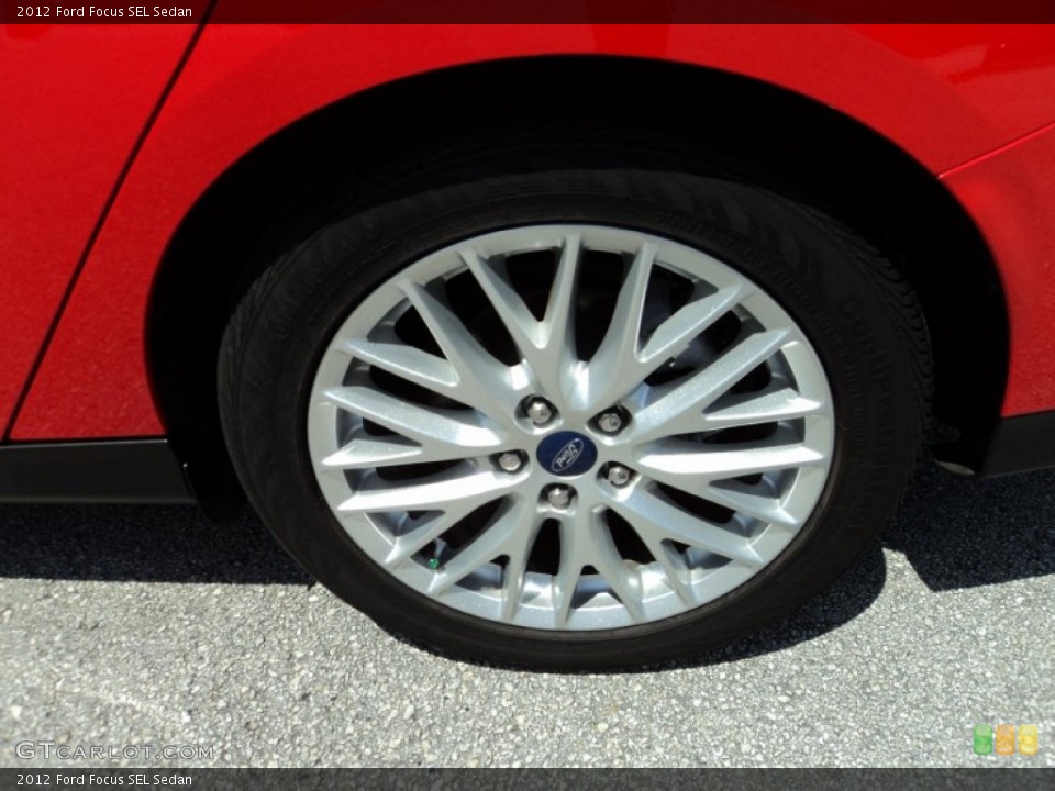2012 Ford Focus SEL Sedan Wheel and Tire Photo #81109522