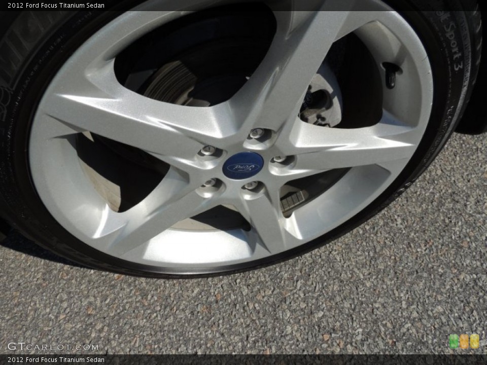 2012 Ford Focus Titanium Sedan Wheel and Tire Photo #81114050