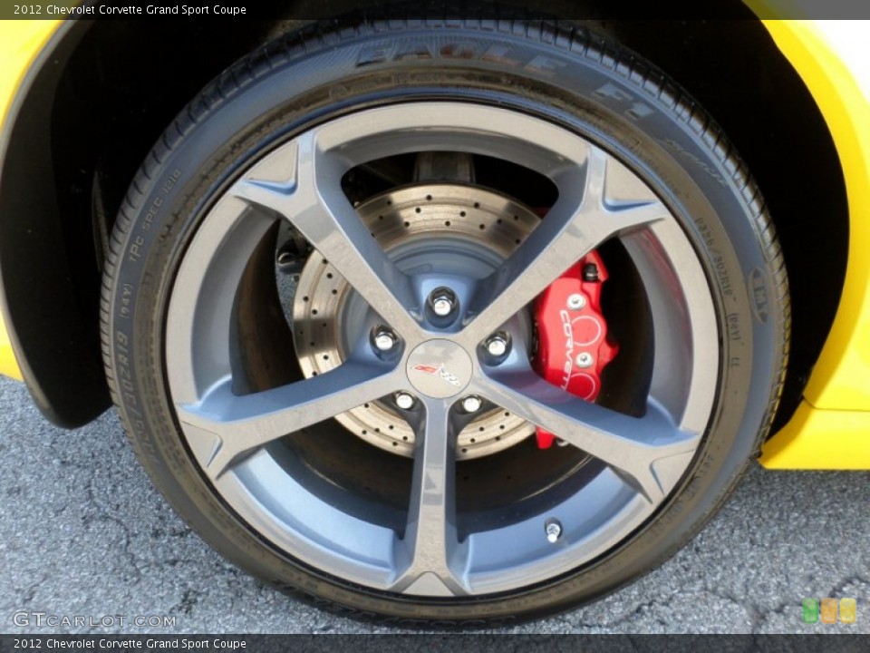 2012 Chevrolet Corvette Grand Sport Coupe Wheel and Tire Photo #81114756