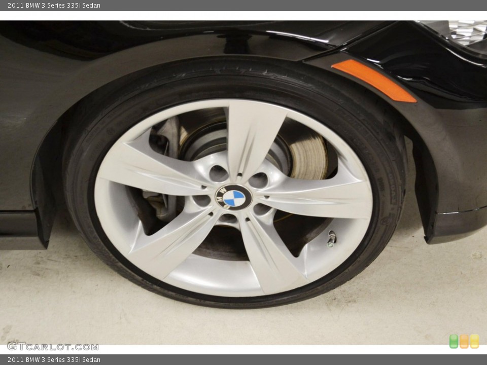2011 BMW 3 Series 335i Sedan Wheel and Tire Photo #81122621