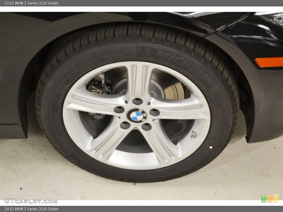 2013 BMW 3 Series 320i Sedan Wheel and Tire Photo #81124718