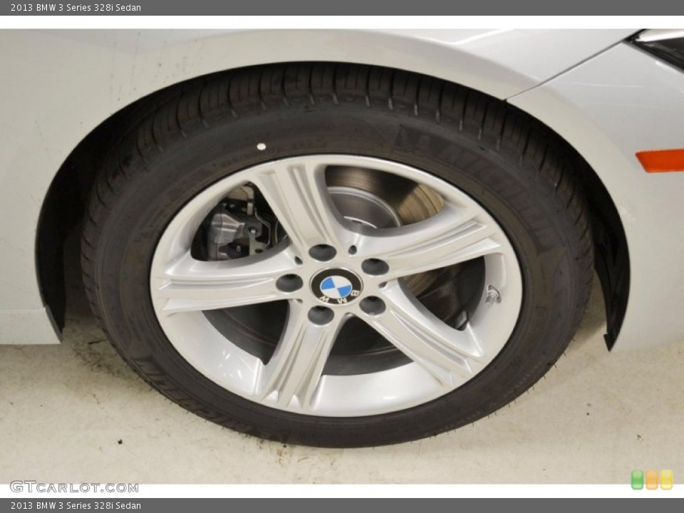 2013 BMW 3 Series 328i Sedan Wheel and Tire Photo #81124778