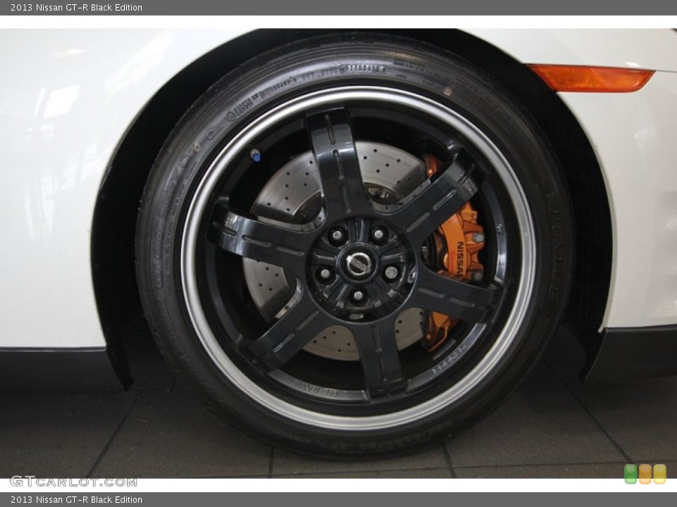 2013 Nissan GT-R Black Edition Wheel and Tire Photo #81125900