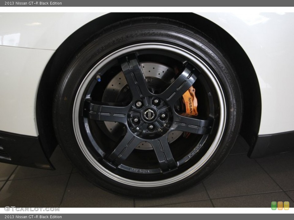 2013 Nissan GT-R Black Edition Wheel and Tire Photo #81125912