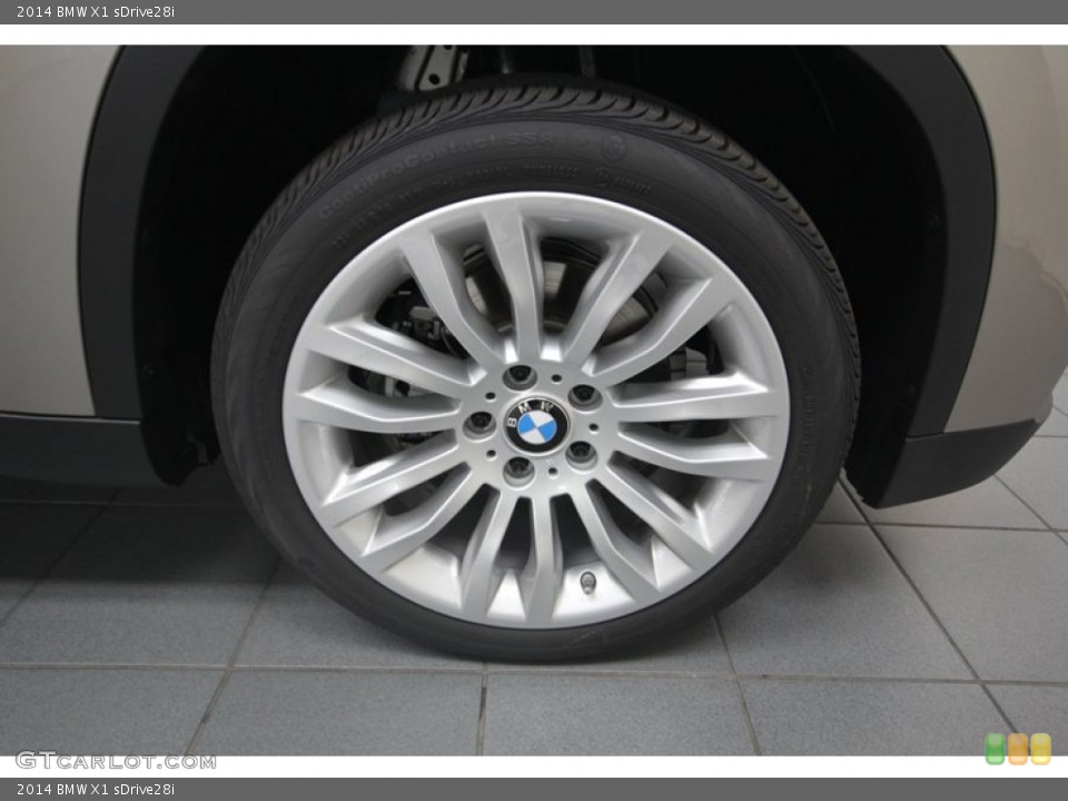 2014 BMW X1 sDrive28i Wheel and Tire Photo #81126290