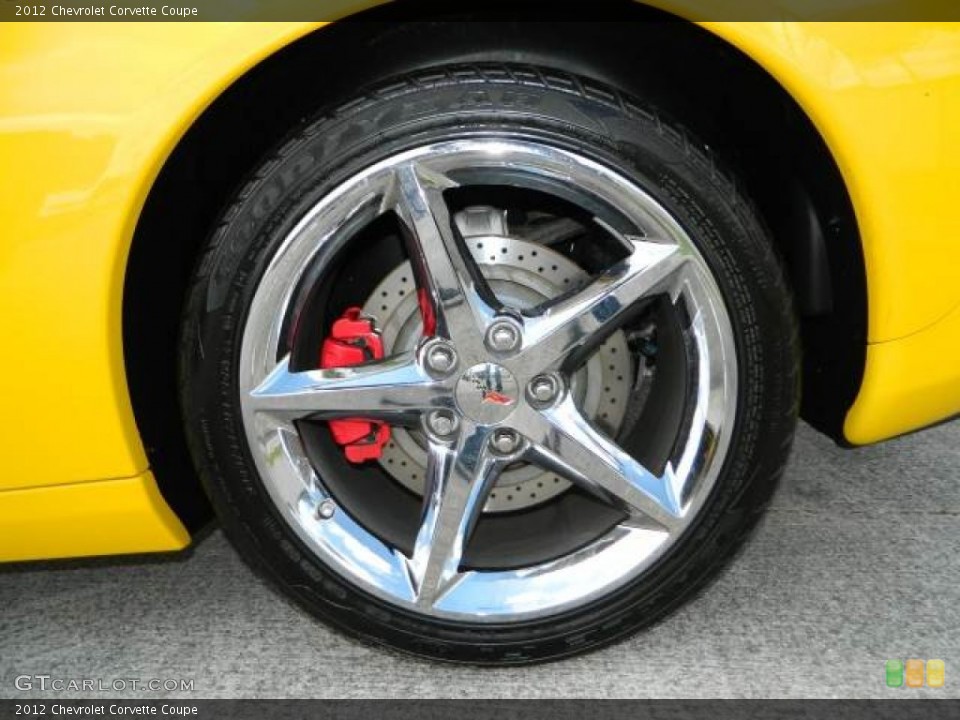 2012 Chevrolet Corvette Coupe Wheel and Tire Photo #81129267