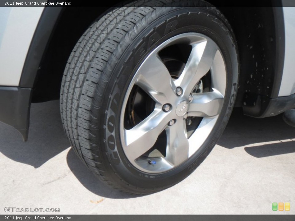 2011 Jeep Grand Cherokee Overland Wheel and Tire Photo #81129508