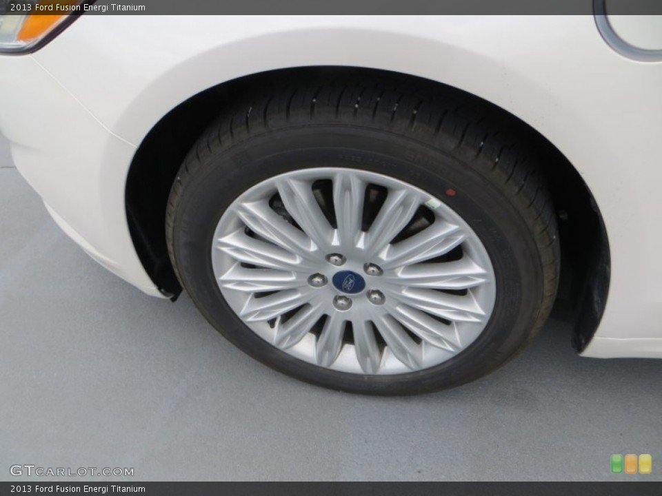 2013 Ford Fusion Energi Titanium Wheel and Tire Photo #81133449