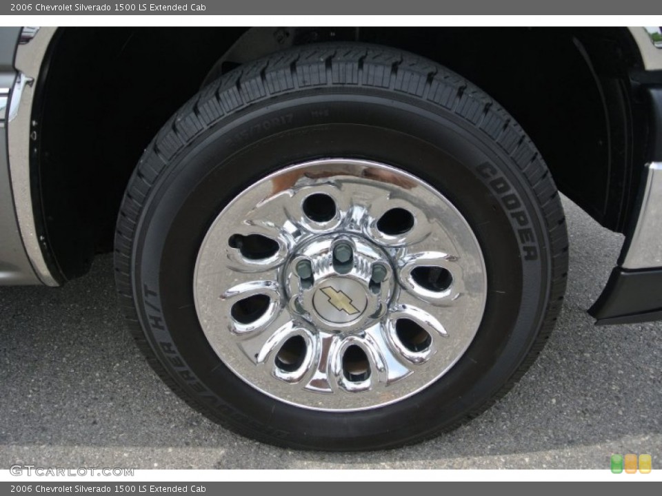 2006 Chevrolet Silverado 1500 LS Extended Cab Wheel and Tire Photo #81134104