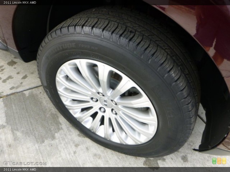 2011 Lincoln MKX AWD Wheel and Tire Photo #81135754