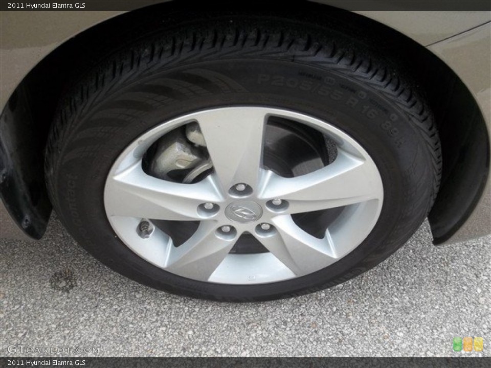 2011 Hyundai Elantra GLS Wheel and Tire Photo #81138516