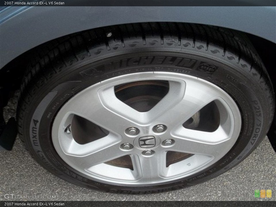 2007 Honda Accord EX-L V6 Sedan Wheel and Tire Photo #81139428