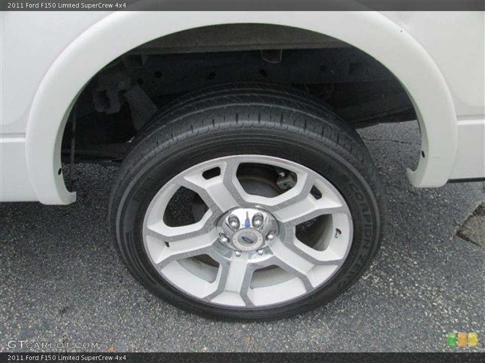 2011 Ford F150 Limited SuperCrew 4x4 Wheel and Tire Photo #81143576