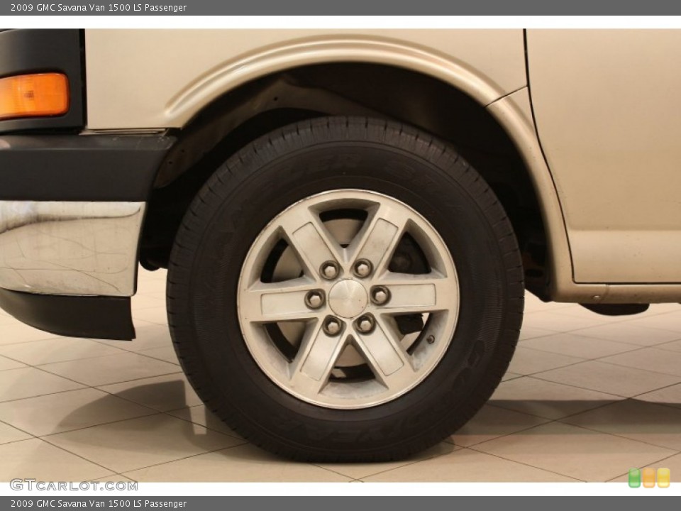 2009 GMC Savana Van 1500 LS Passenger Wheel and Tire Photo #81144261