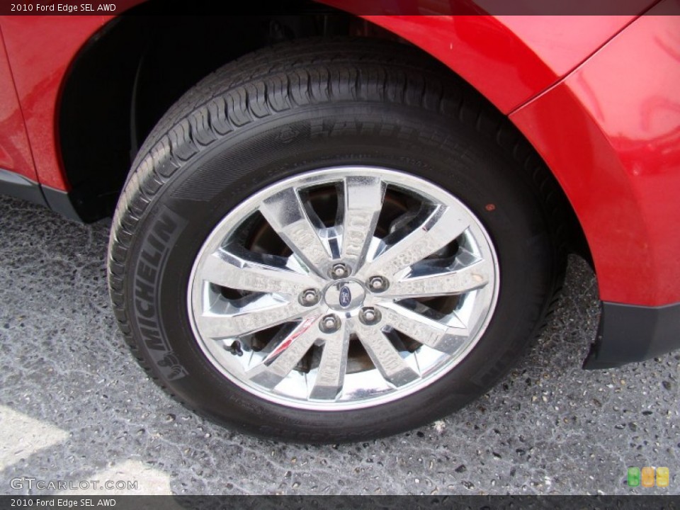 2010 Ford Edge SEL AWD Wheel and Tire Photo #81144747
