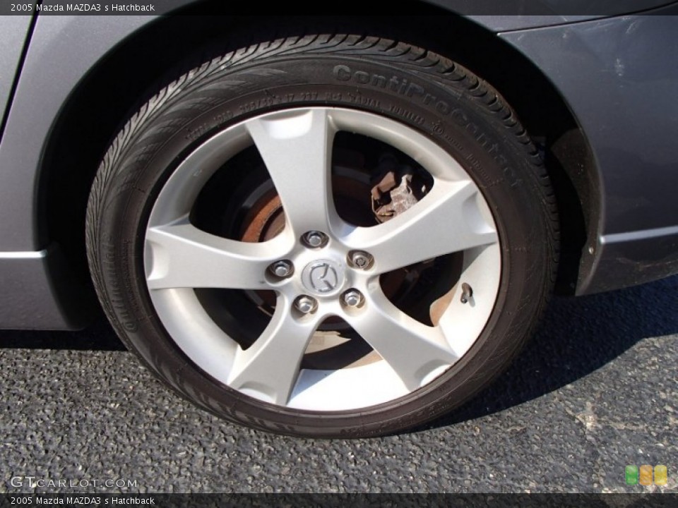 2005 Mazda MAZDA3 s Hatchback Wheel and Tire Photo #81147555