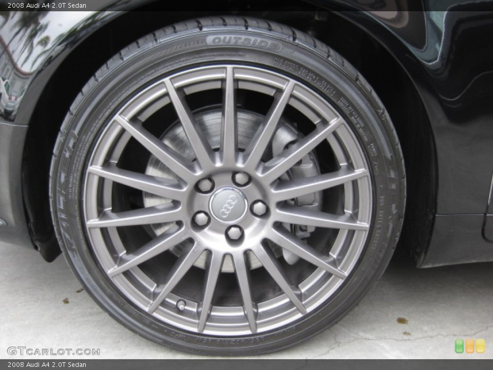 2008 Audi A4 2.0T Sedan Wheel and Tire Photo #81149499