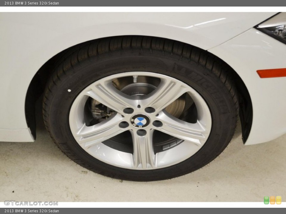 2013 BMW 3 Series 320i Sedan Wheel and Tire Photo #81155327
