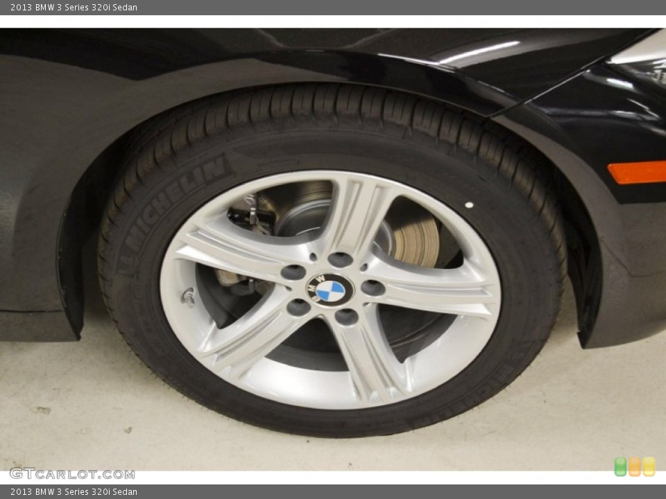 2013 BMW 3 Series 320i Sedan Wheel and Tire Photo #81155535