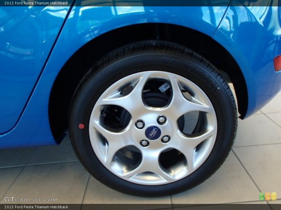 2013 Ford Fiesta Titanium Hatchback Wheel and Tire Photo #81156689
