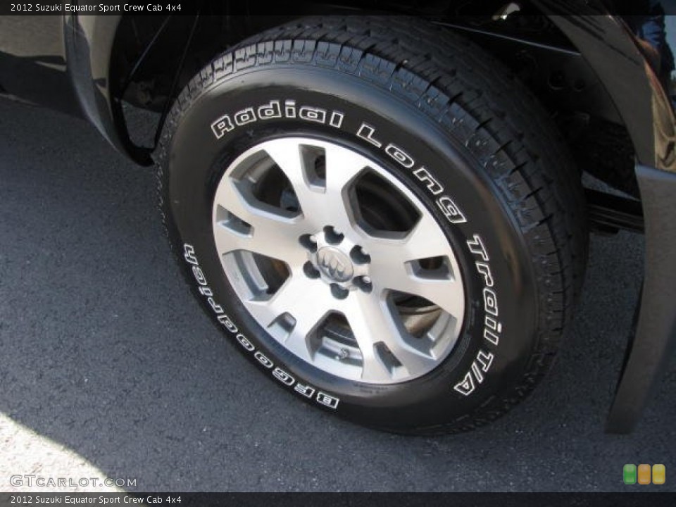 2012 Suzuki Equator Sport Crew Cab 4x4 Wheel and Tire Photo #81163057