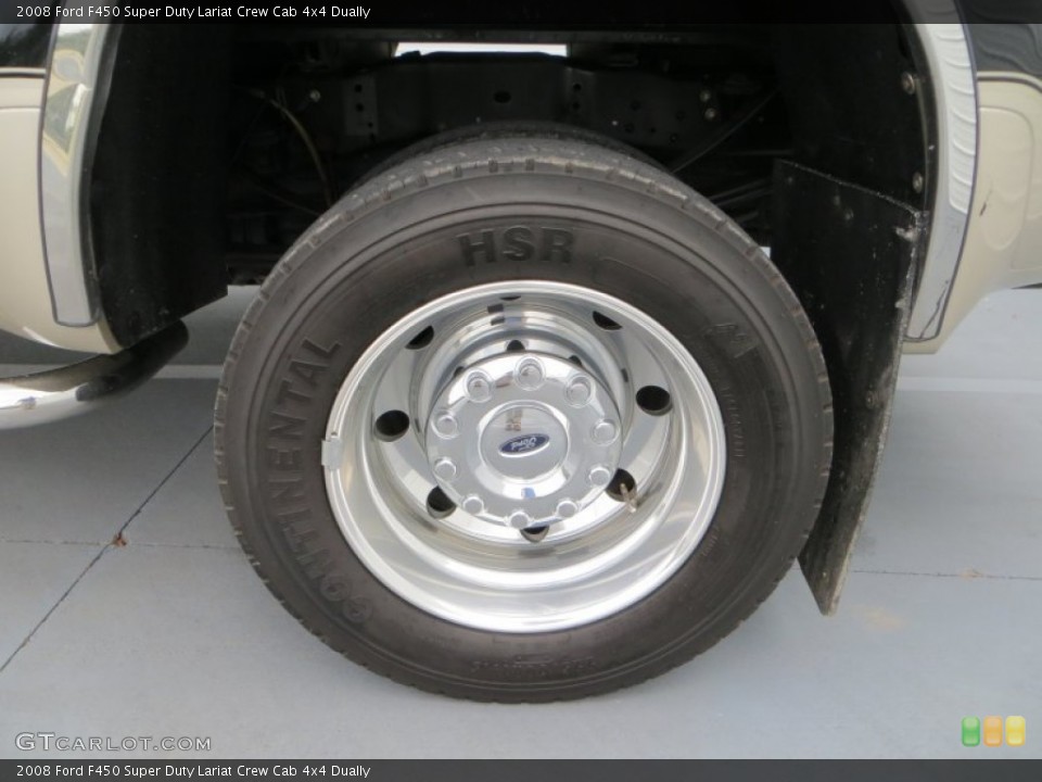 2008 Ford F450 Super Duty Lariat Crew Cab 4x4 Dually Wheel and Tire Photo #81166644