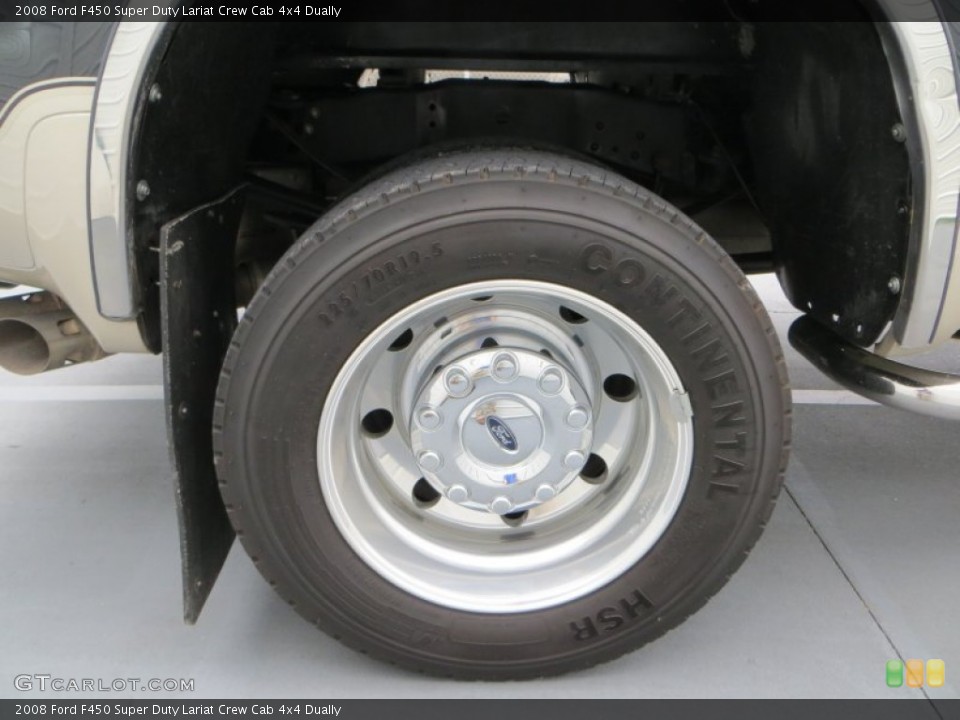 2008 Ford F450 Super Duty Lariat Crew Cab 4x4 Dually Wheel and Tire Photo #81166657