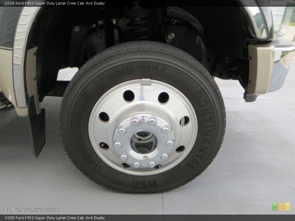 2008 Ford F450 Super Duty Lariat Crew Cab 4x4 Dually Wheel and Tire Photo #81166674