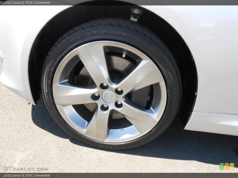 2010 Lexus IS 350C Convertible Wheel and Tire Photo #81171794