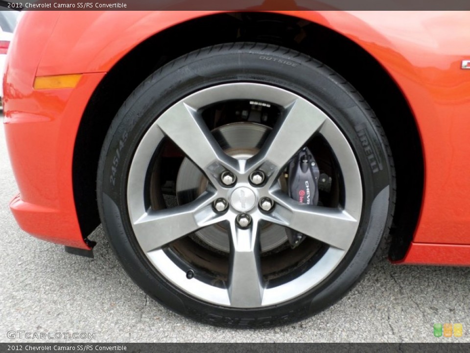 2012 Chevrolet Camaro SS/RS Convertible Wheel and Tire Photo #81174262