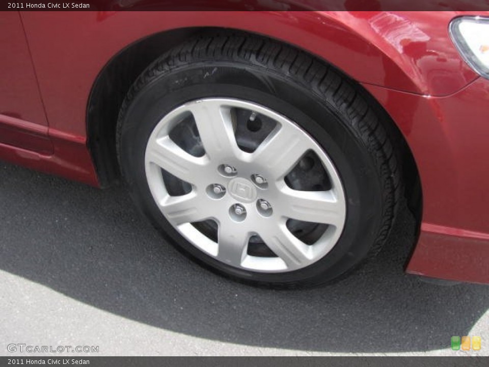 2011 Honda Civic LX Sedan Wheel and Tire Photo #81176664