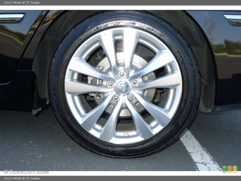 2010 Infiniti M 35 Sedan Wheel and Tire Photo #81176805