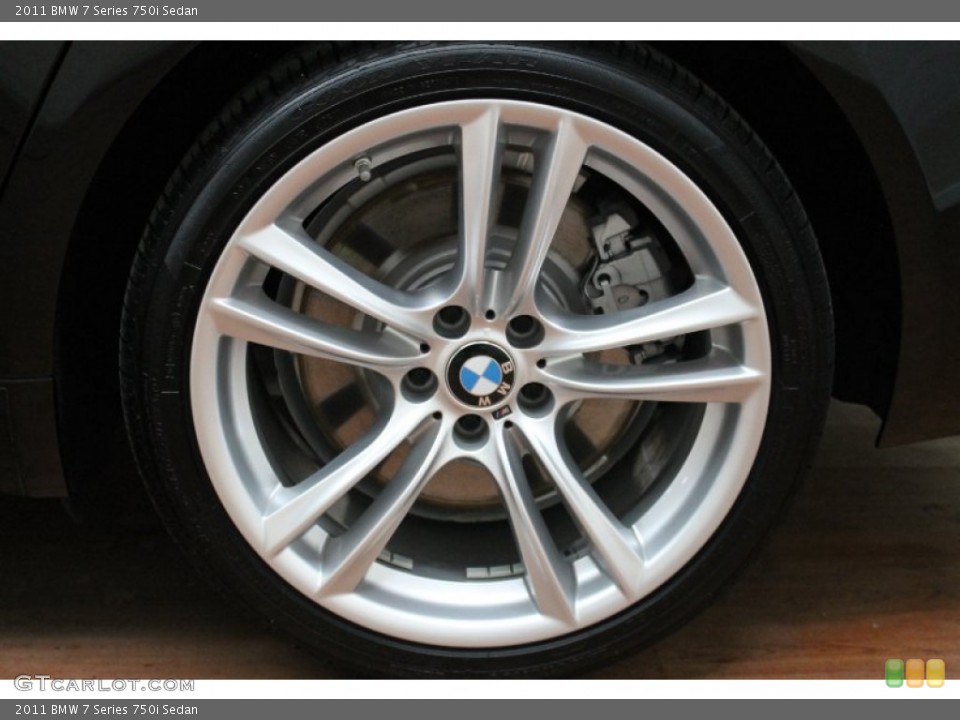 2011 BMW 7 Series 750i Sedan Wheel and Tire Photo #81179910
