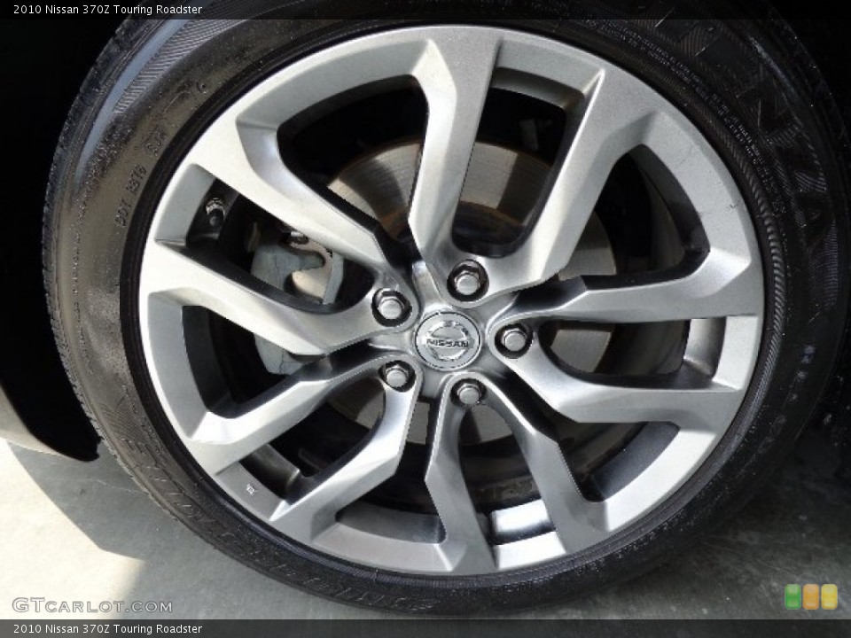 2010 Nissan 370Z Touring Roadster Wheel and Tire Photo #81180552