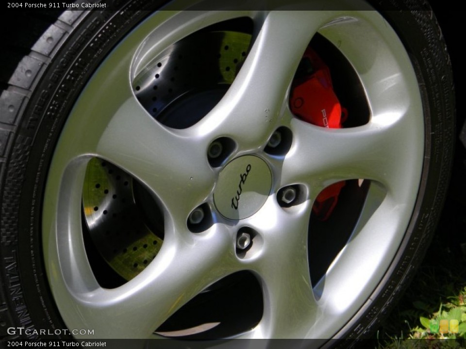 2004 Porsche 911 Turbo Cabriolet Wheel and Tire Photo #81183630