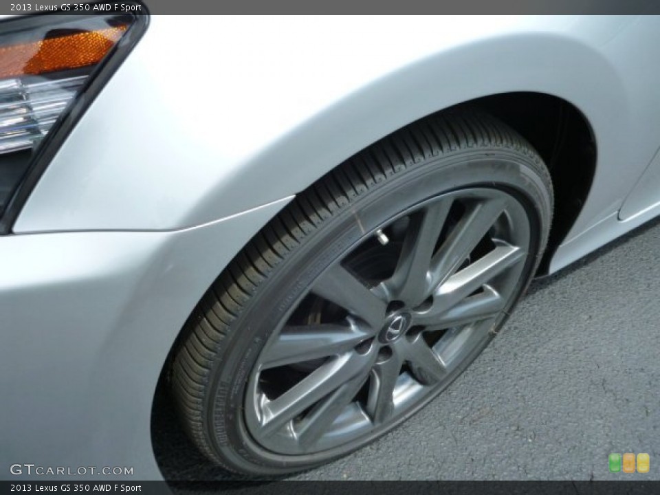 2013 Lexus GS 350 AWD F Sport Wheel and Tire Photo #81183669