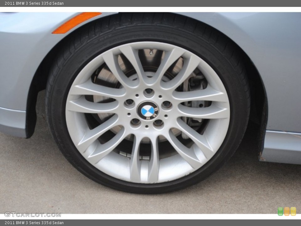 2011 BMW 3 Series 335d Sedan Wheel and Tire Photo #81187170