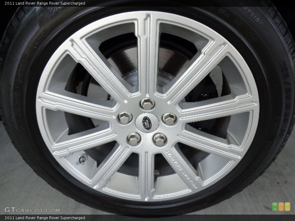 2011 Land Rover Range Rover Supercharged Wheel and Tire Photo #81187278