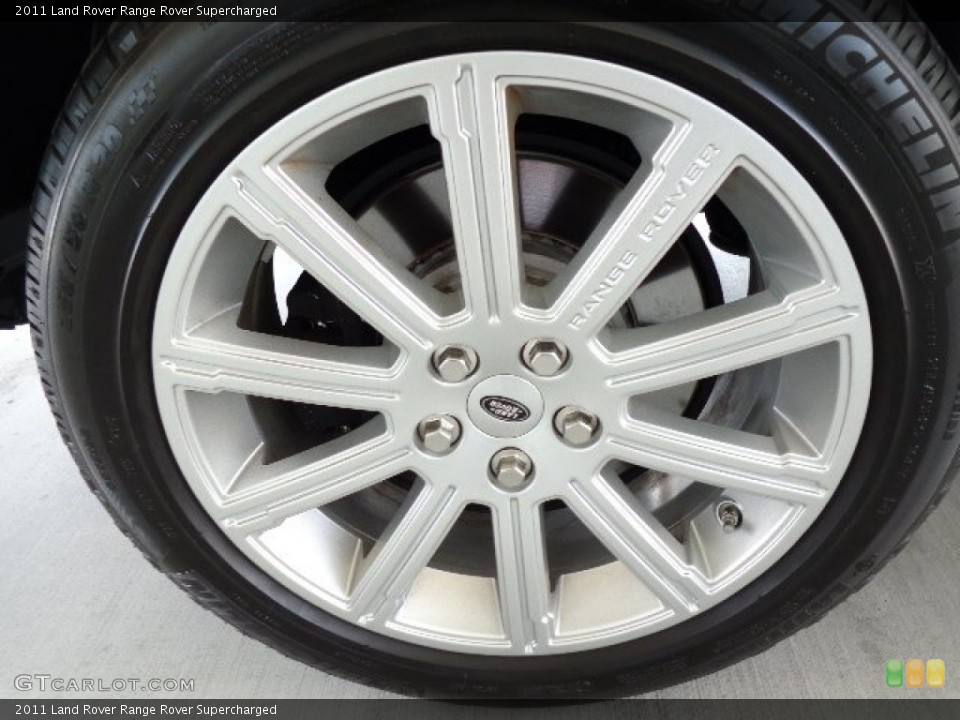 2011 Land Rover Range Rover Supercharged Wheel and Tire Photo #81187302