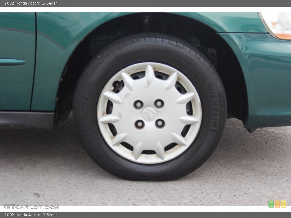 2002 Honda Accord LX Sedan Wheel and Tire Photo #81191189