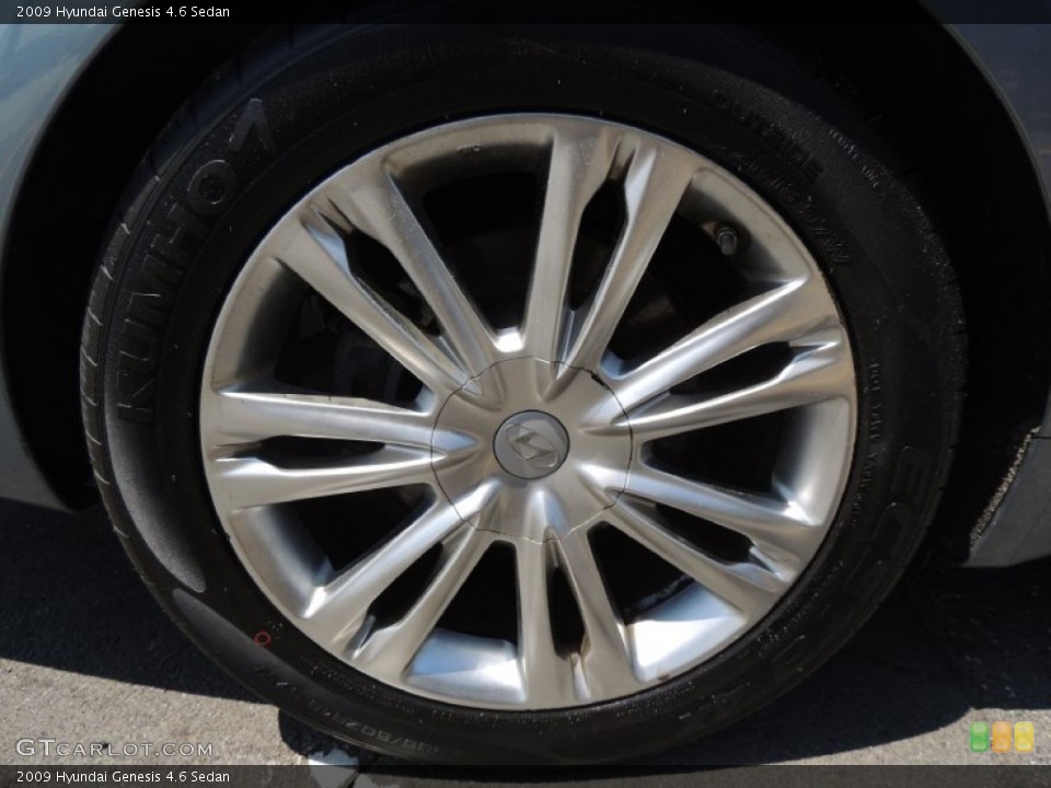 2009 Hyundai Genesis 4.6 Sedan Wheel and Tire Photo #81192680