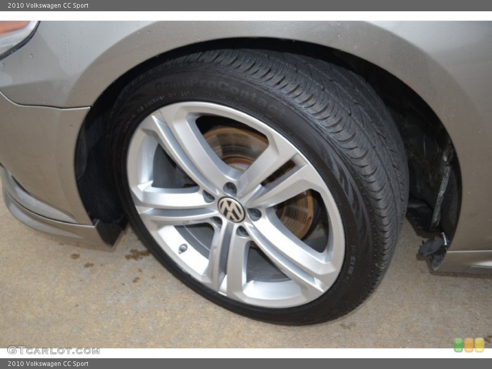 2010 Volkswagen CC Sport Wheel and Tire Photo #81196387