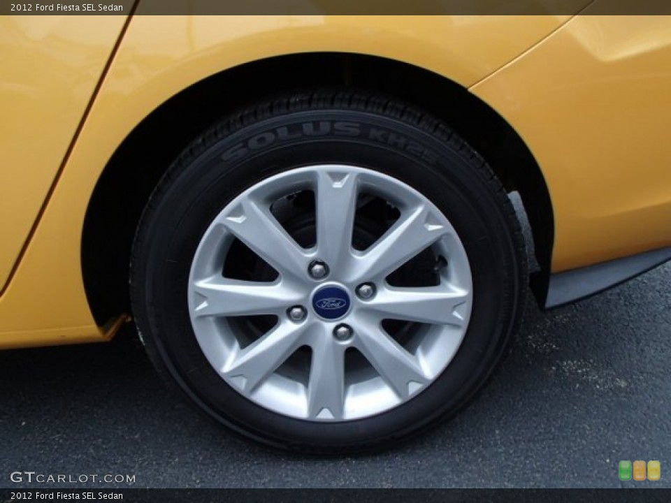 2012 Ford Fiesta SEL Sedan Wheel and Tire Photo #81198577