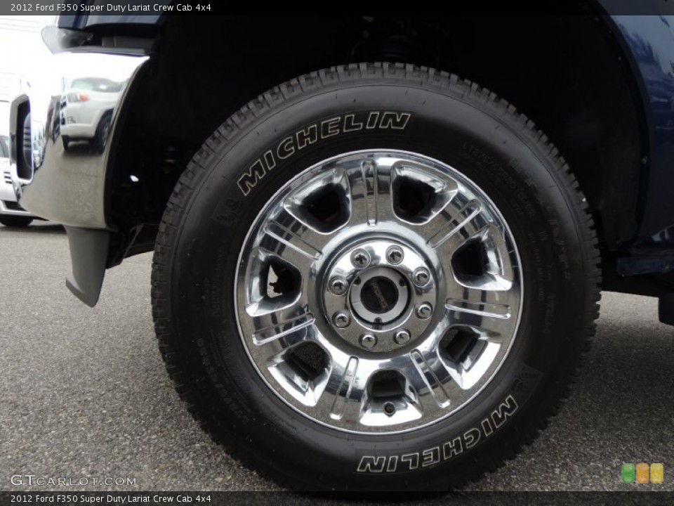 2012 Ford F350 Super Duty Lariat Crew Cab 4x4 Wheel and Tire Photo #81203418