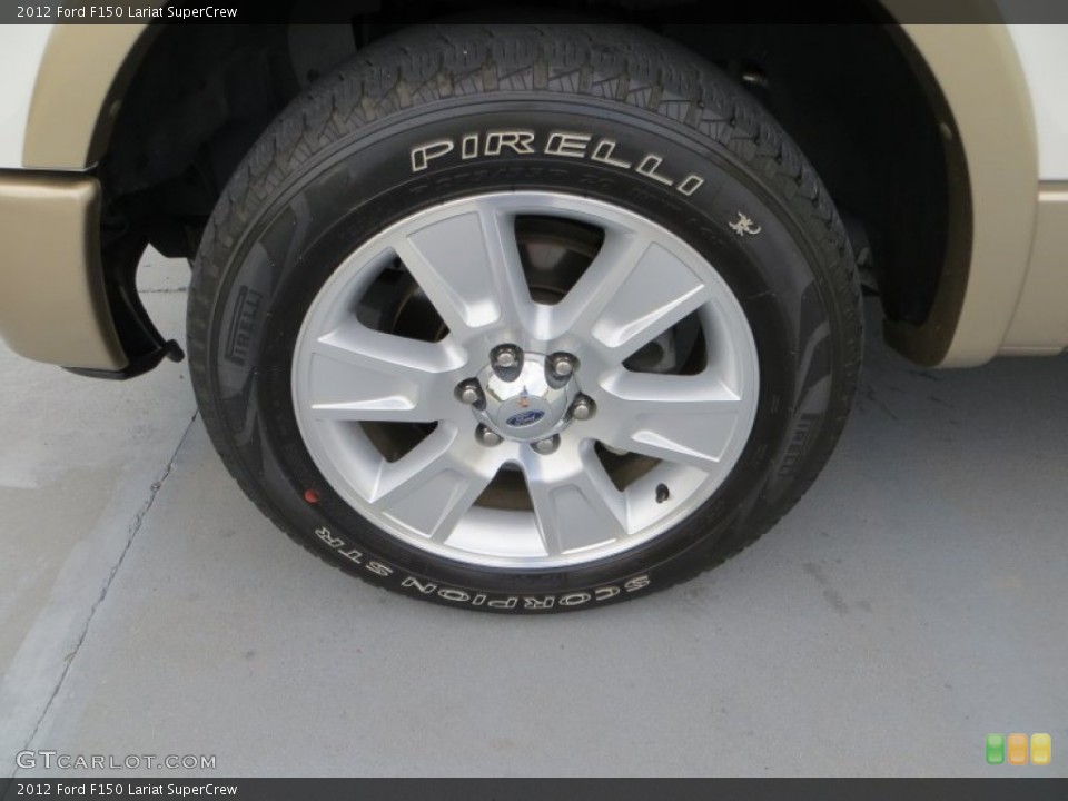 2012 Ford F150 Lariat SuperCrew Wheel and Tire Photo #81209814
