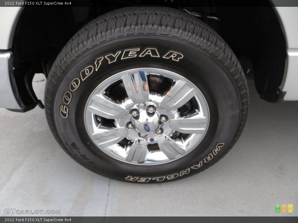 2012 Ford F150 XLT SuperCrew 4x4 Wheel and Tire Photo #81210822